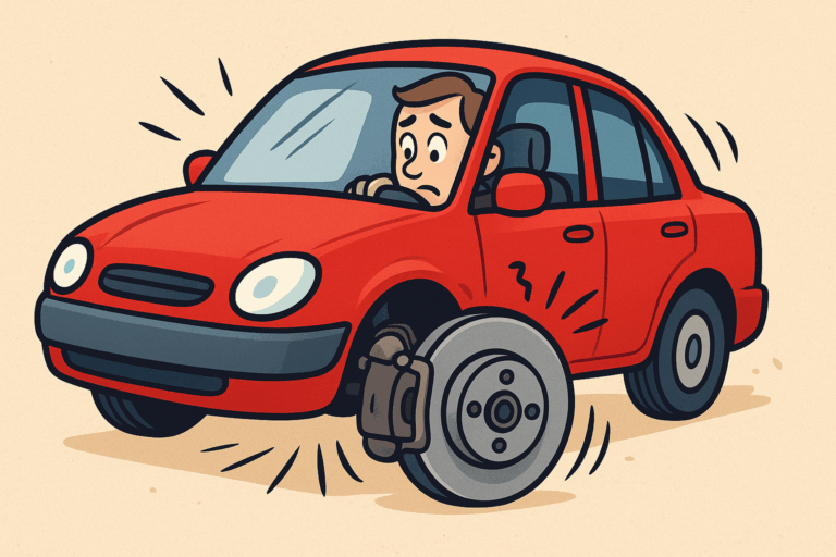 Por qué mi auto vibra al frenar?